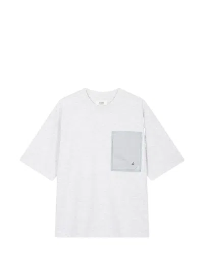 Tomboy Patch-pocket T-shirt In Gray