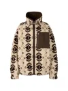 PATTERNED SHEARLING JACKET