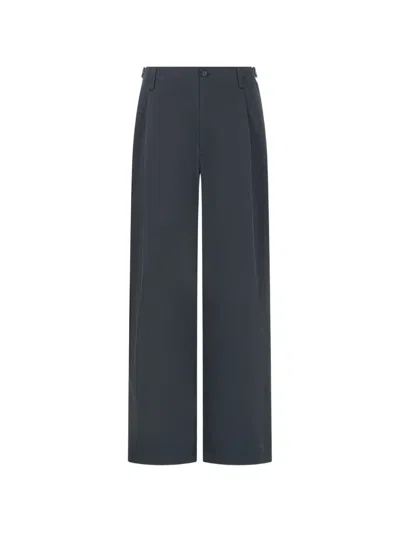 Tomboy Pintuck-detail Trousers In Blue