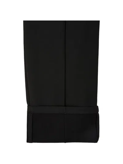 Tomboy Pintuck-detail Trousers In Black