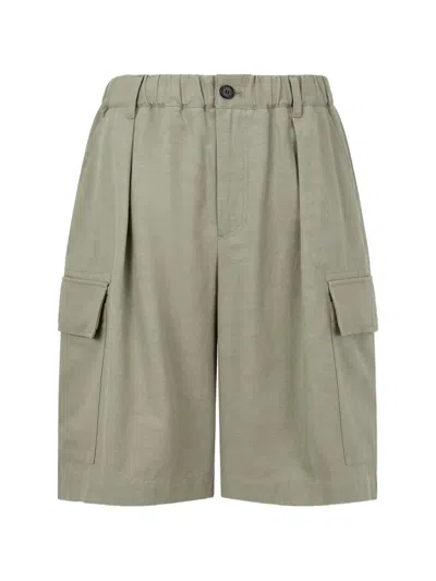 Tomboy Pleated Bermuda Shorts In Multi