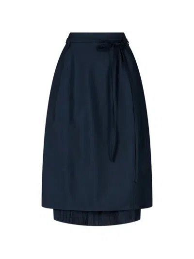 Tomboy Pleated Skirt In Blue
