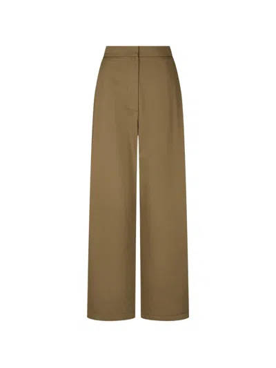 Tomboy Pleated Trousers In Brown