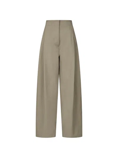 Tomboy Pleated Wide-leg Trousers In Multi