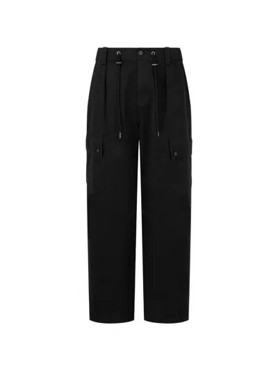 Tomboy Pocket Cargo Pants In Black