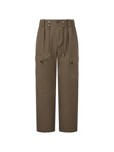 Tomboy Pocket Cargo Pants In Brown