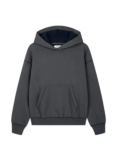 Tomboy Pouch-pocket Hoodie In Gray