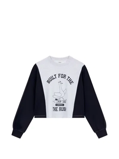 Tomboy Printed Sweatshirt In Blue