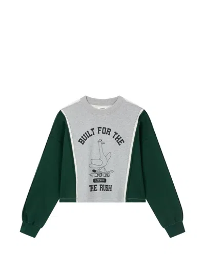 Tomboy Printed Sweatshirt In Green