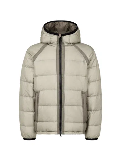 Tomboy Quilted Hooded Jacket In Neutral
