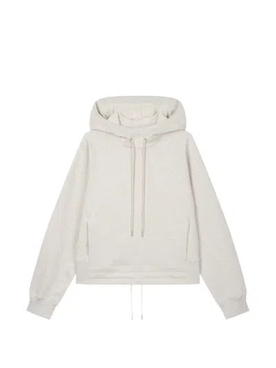 Tomboy Raglan-sleeve Drawstring Hoodie In Neutral