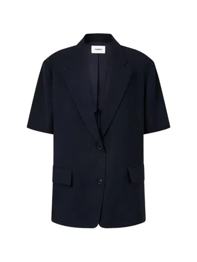 Tomboy Short-sleeve Blazer In Blue