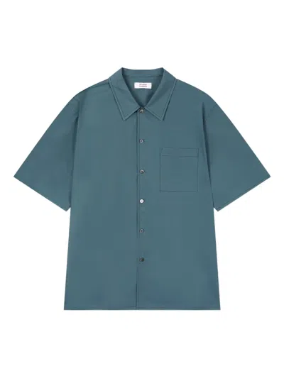 Tomboy Short-sleeve Pocket Shirt In Blue
