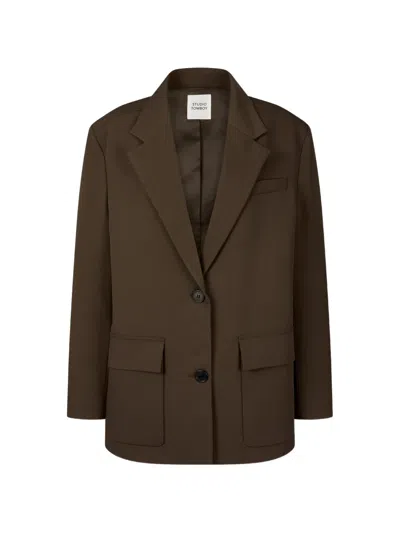 Tomboy Single-breasted Blazer In Brown