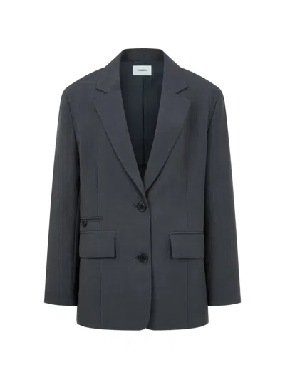 Tomboy Single-breasted Blazer In Gray