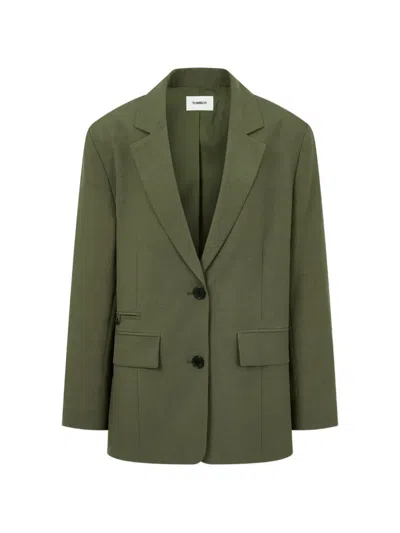 Tomboy Single-breasted Blazer In Green