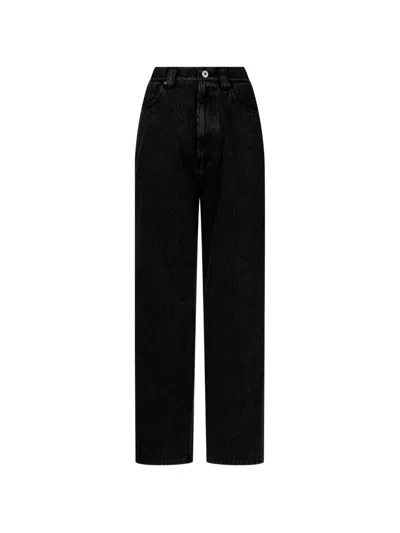 Tomboy Stone-washed Jeans In Black