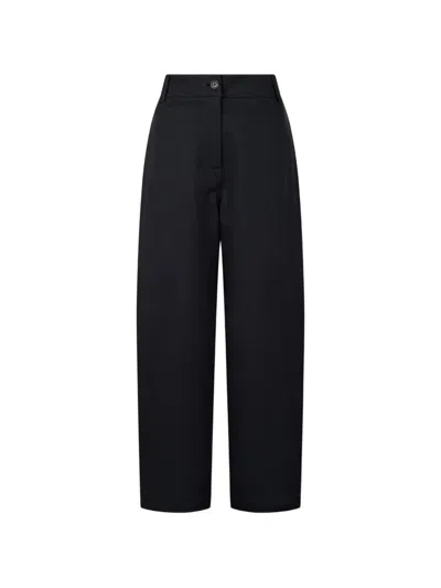 Tomboy Straight-leg Trousers In Black