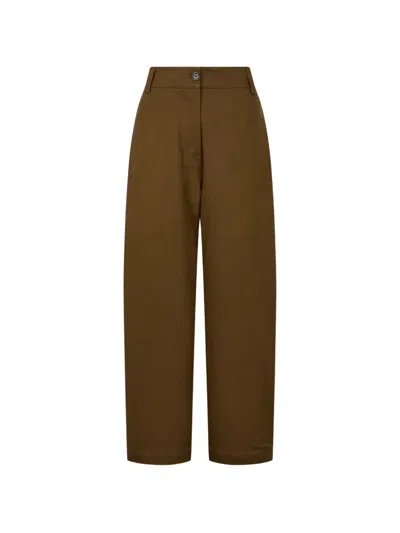 Tomboy Straight-leg Trousers In Brown