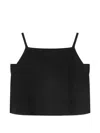 Tomboy Strap Bustier In Black