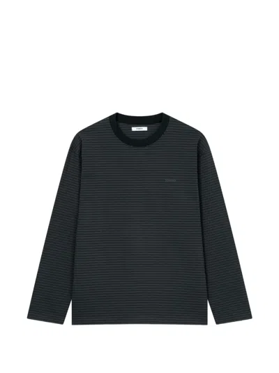 Tomboy Striped Long-sleeves Top In Blue