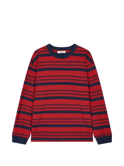 Tomboy Striped Long-sleeve T-shirt In Red