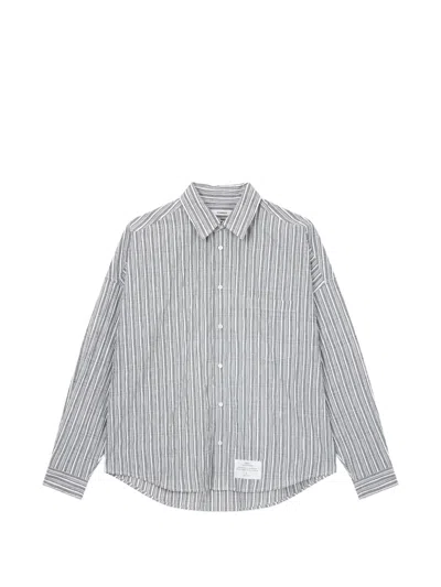 Tomboy Striped Shirt In Gray