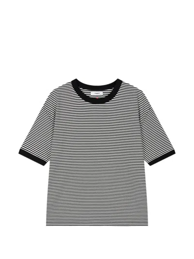 Tomboy Striped Short Sleeve T-shirt In Neutral