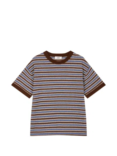 Tomboy Striped Short-sleeved T-shirt In Multi
