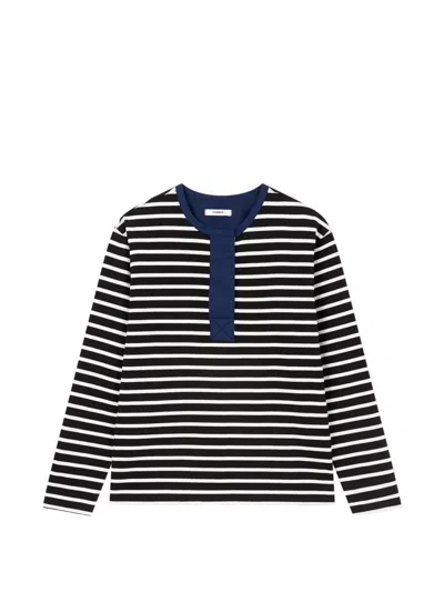 Tomboy Striped T-shirt In Black