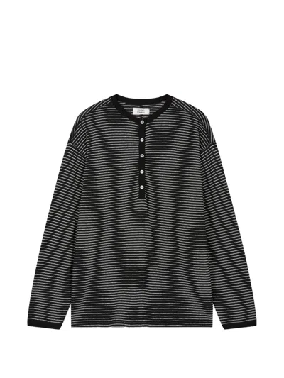 Tomboy Striped T-shirt In Black