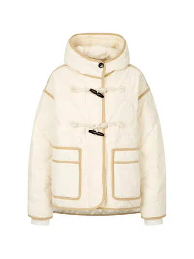 Tomboy Toggle Puffer Jacket In Multi