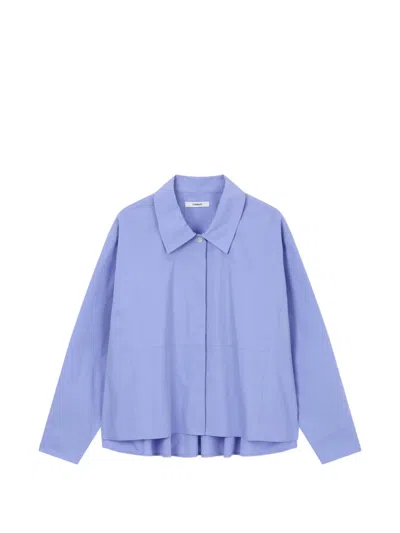 Tomboy Unbalanced Shirt In Blue