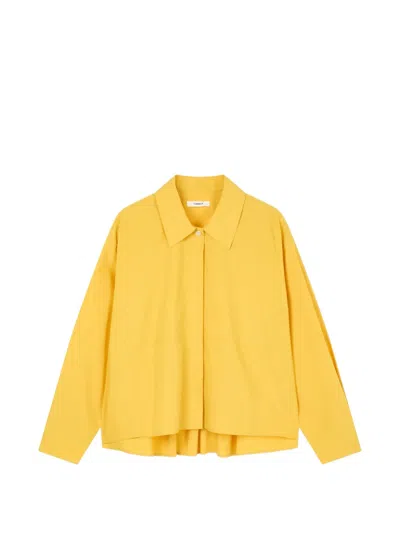 Tomboy Unbalanced Shirt In Yellow