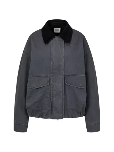 Tomboy Washed Bomber Jacket In Multi