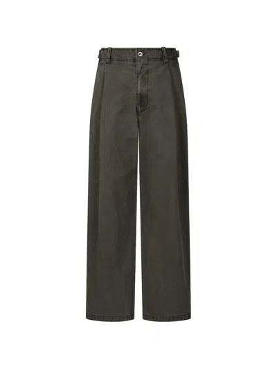Tomboy Washed Cargo Pants In Black