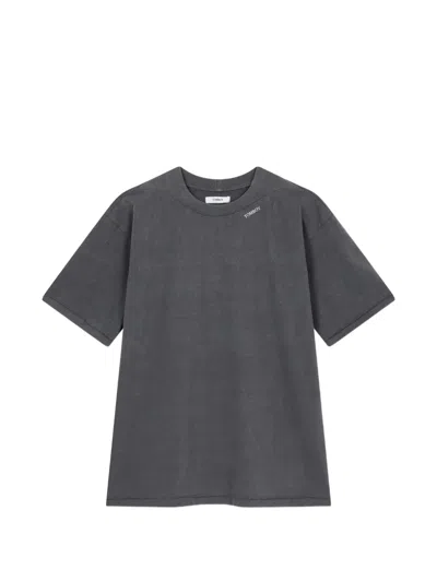 Tomboy Washed-finish T-shirt In Gray