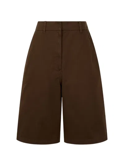 Tomboy Wide-leg Shorts In Brown