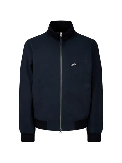 Tomboy Zip-up Bomber Jacket In Blue
