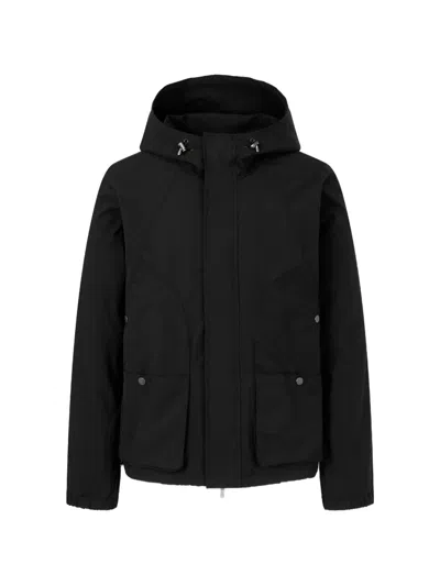 Tomboy Zip-up Hooded Jacket In Black