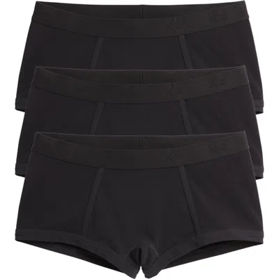 Tomboyx 3-pack Boyshorts In Black