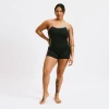 Tomboyx 3.5-inch Skinny Strap Swim Unisuit In Black