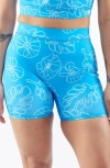 Tomboyx 4.5-inch Reversible Swim Shorts In Keep Palm