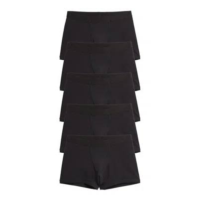 Tomboyx 4.5" Trunks 5-pack In Black