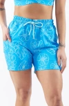 TOMBOYX 5-INCH REVERSIBLE BOARD SHORTS