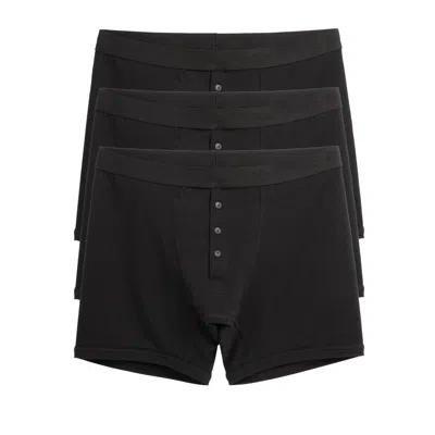 Tomboyx 6" Fly Packing Boxer Briefs 3-pack In Black