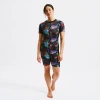 Tomboyx 6-inch Short Sleeve Swim Unisuit In Multi