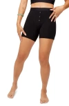 Tomboyx 6-inch Stretch Cotton Boxer Briefs In Black Rainbow Logo
