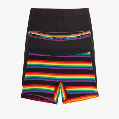 Tomboyx 6" No Fly Boxer Briefs 3-pack In Multi