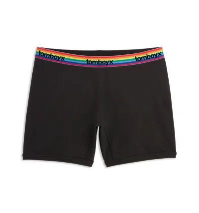 Tomboyx 6" No Fly Boxer Briefs In Black
